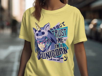 Trust Me I'm a Unicorn Graphic Design T-Shirt