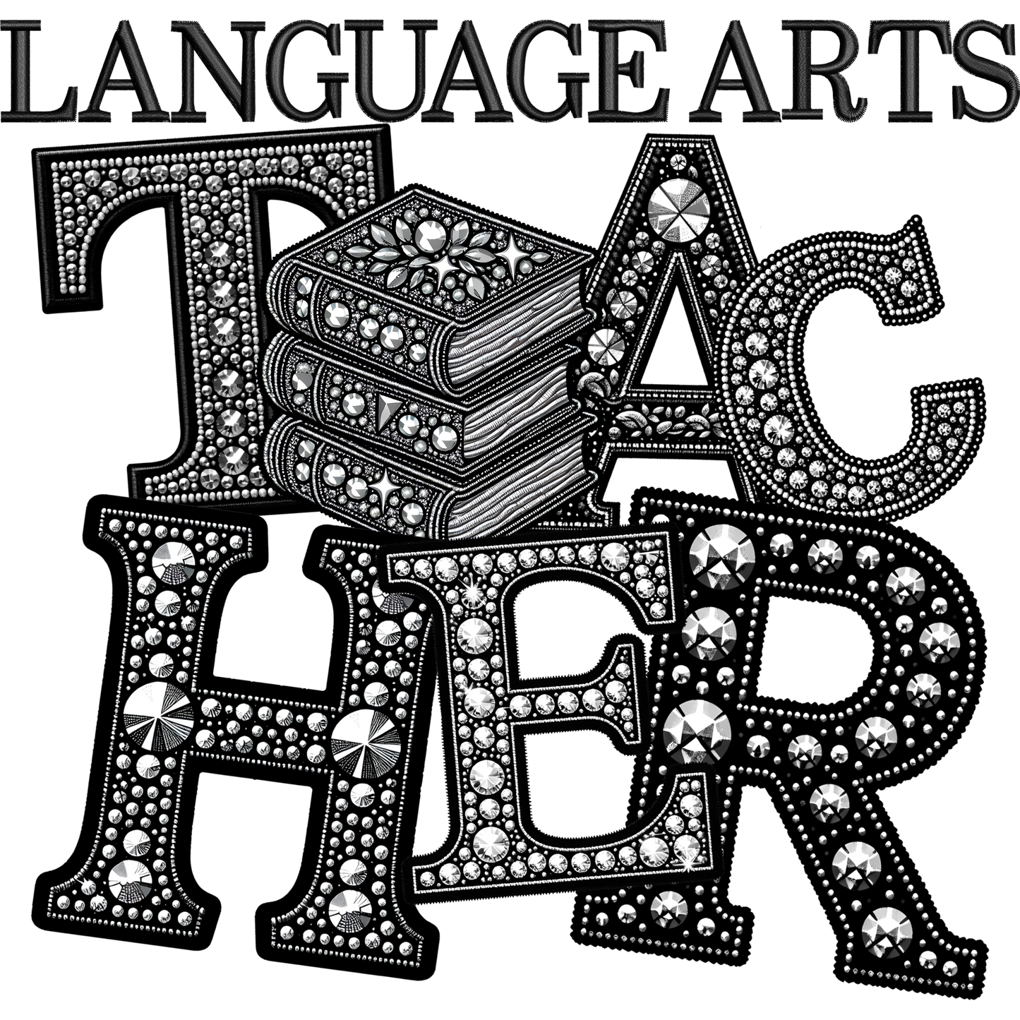 Language Arts Teacher Graphic Design Product