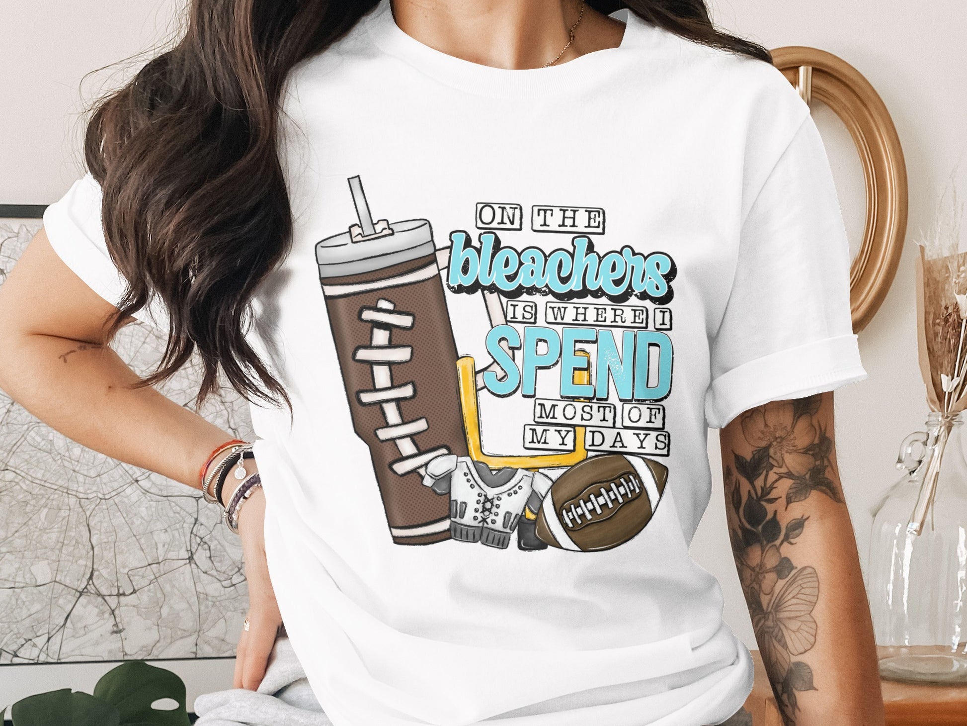 On the Bleachers Where I Spend Most of My Days T-shirt