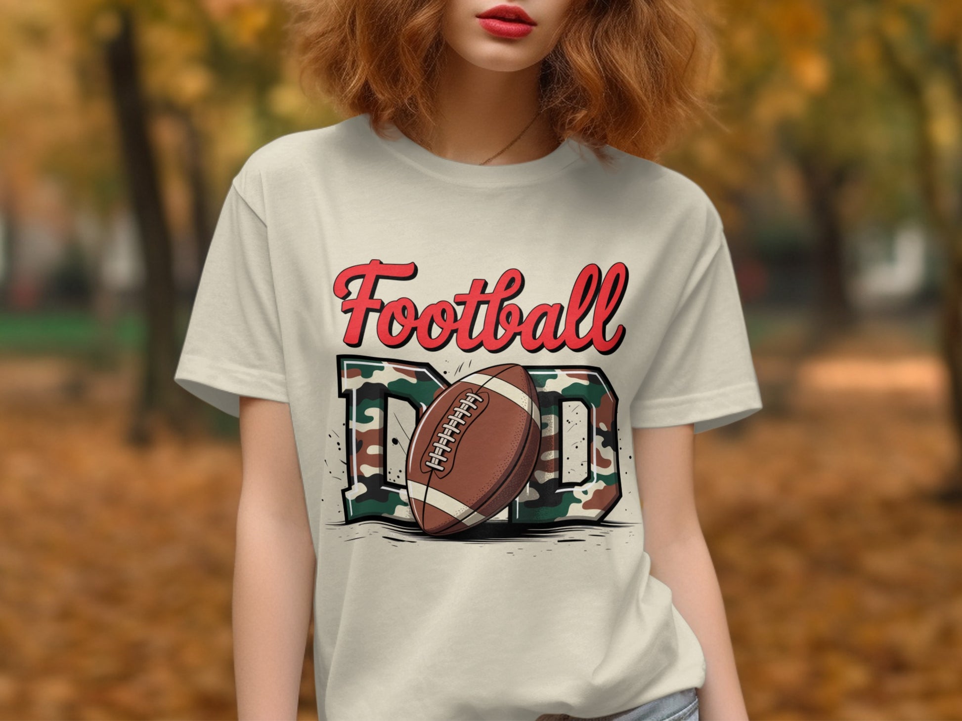 Football Dad Graphic Tee Casual Apparel product type