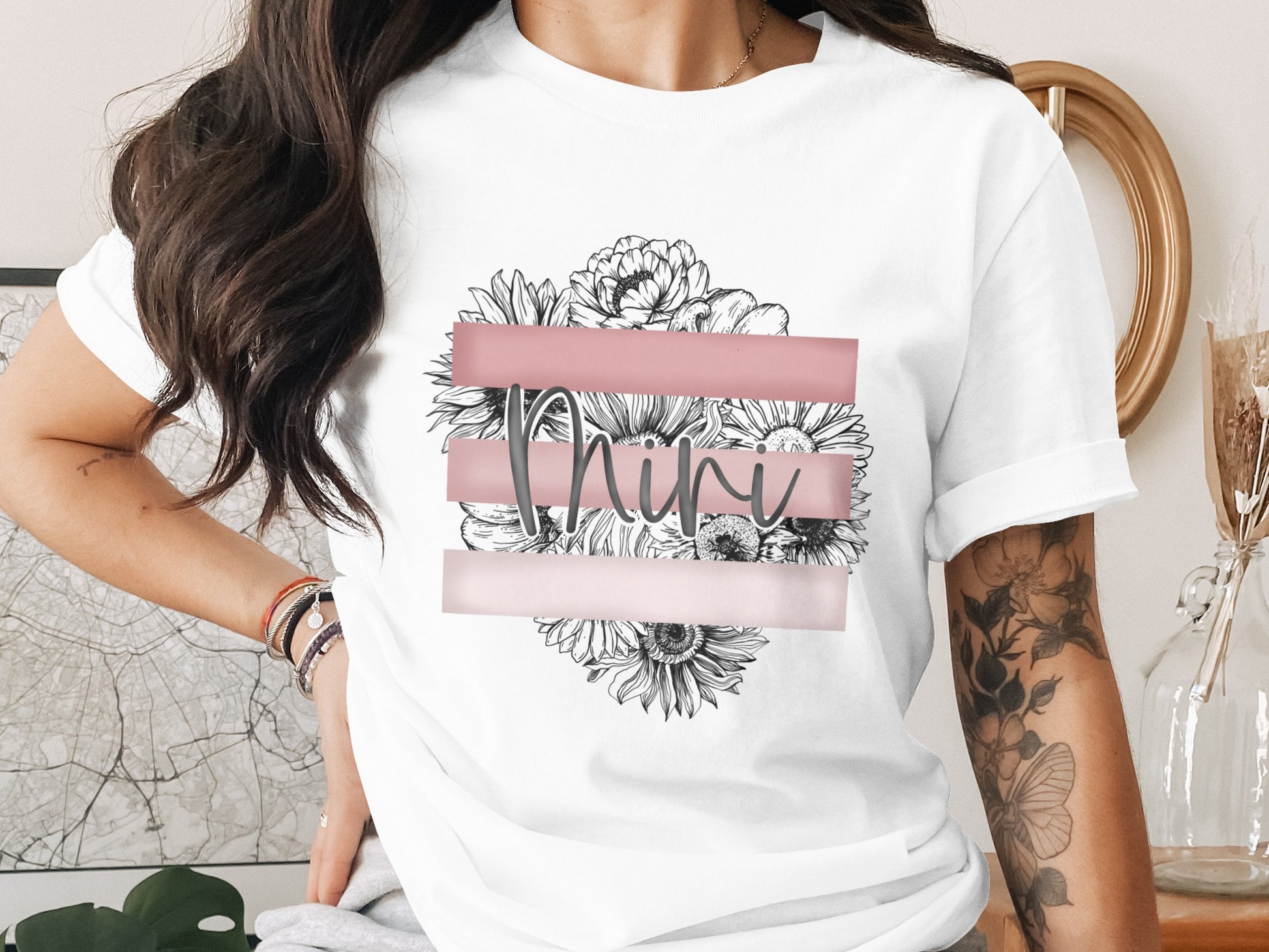 Think Floral Art Design Women's T-Shirt