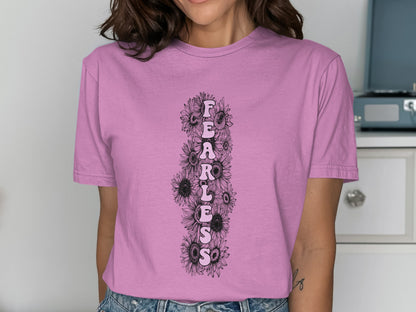 Bold Fearless Graphic Shirt for Confident Statement