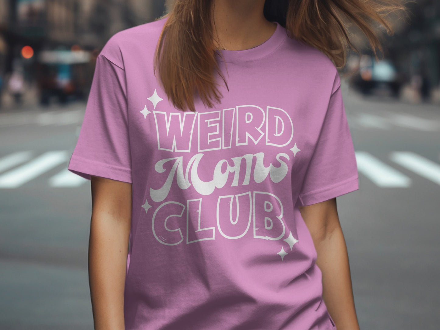 Weird Moms Club Graphic Tee For Unique Moms