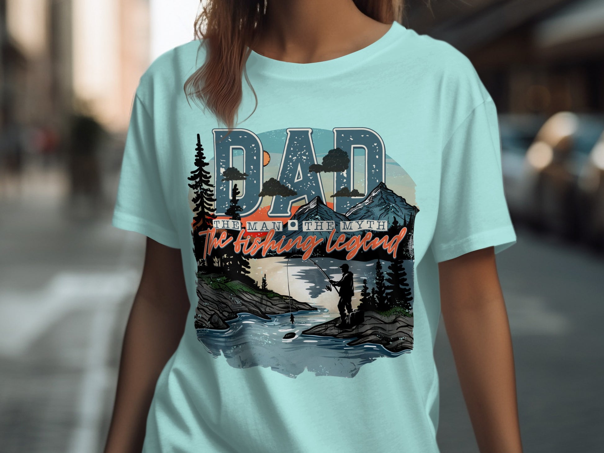 Dad The Man The Myth The Fishing Legend product