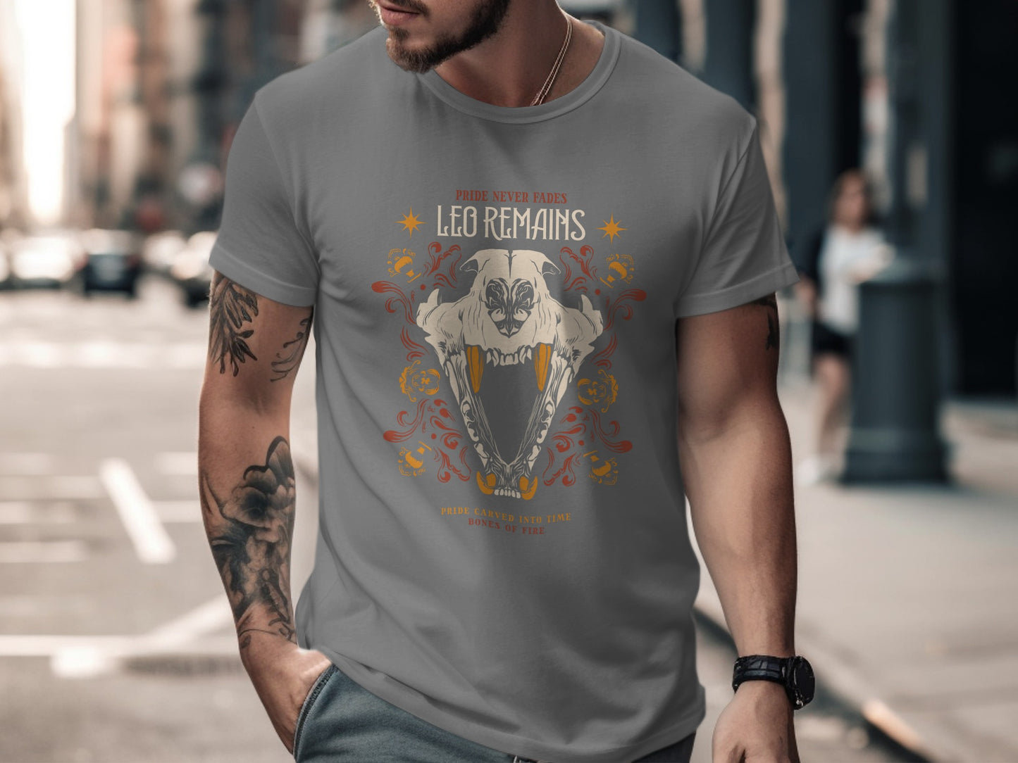 Pride Never Fades Leo Remains Graphic T-shirt