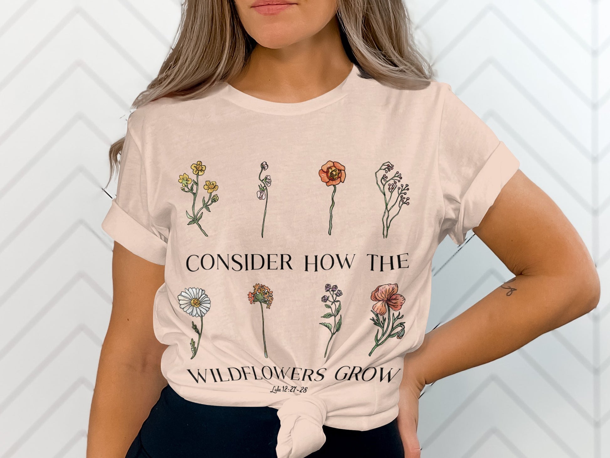 Consider How The Wildflowers Grow Graphic Tee