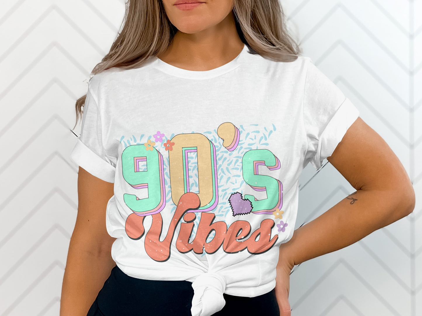 90's Vibes Graphic Tee Retro Style