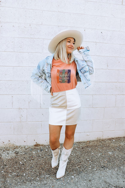 Fashionable outfit with hat and boots product