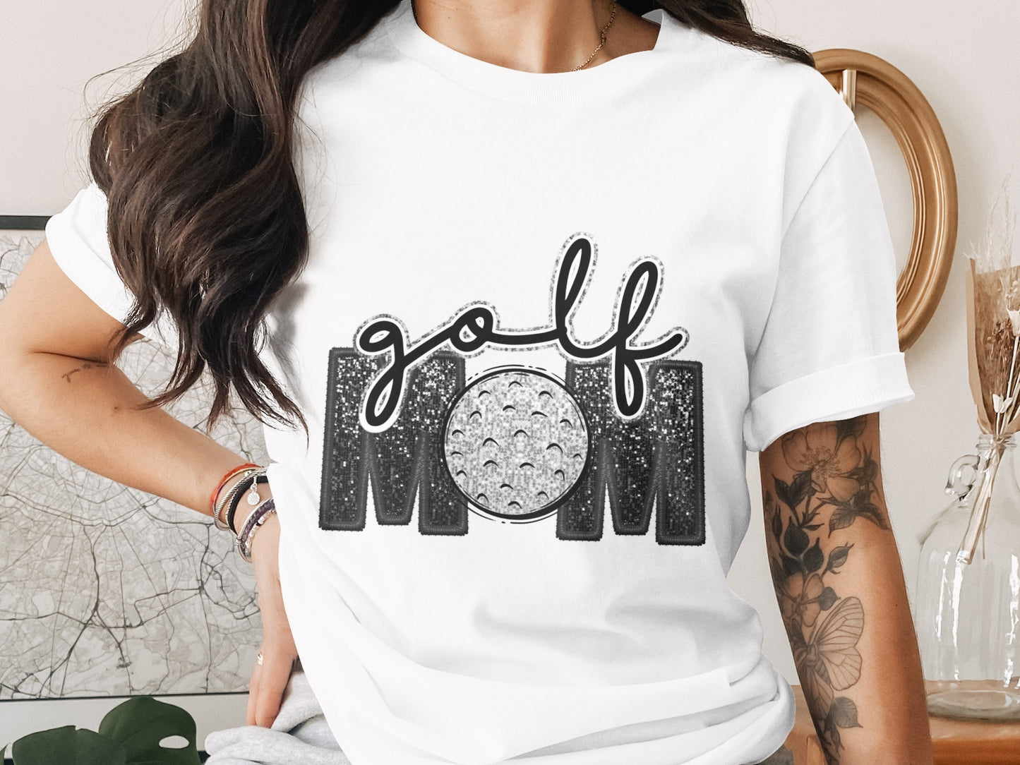 Golf Mom Graphic Tee for Sports Enthusiasts