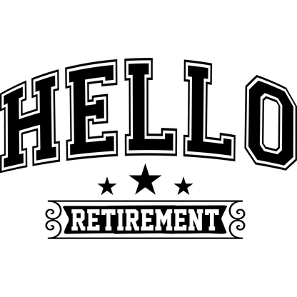 Celebrate This Hello Retirement Graphic Design product