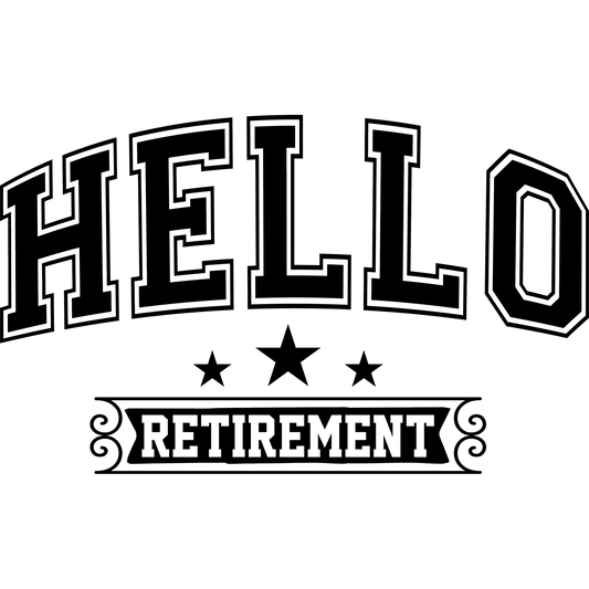 Celebrate This Hello Retirement Graphic Design product