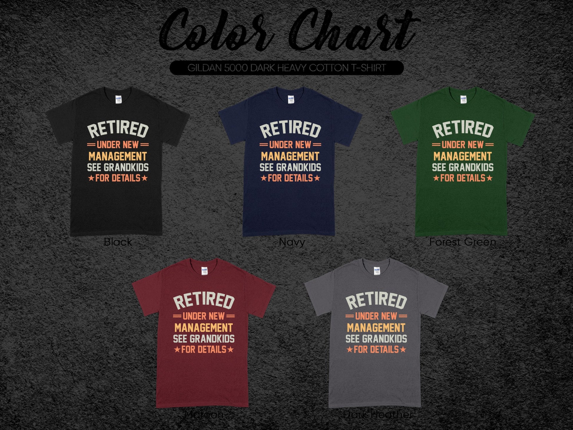 Retired See Grandkids For Details T-Shirt