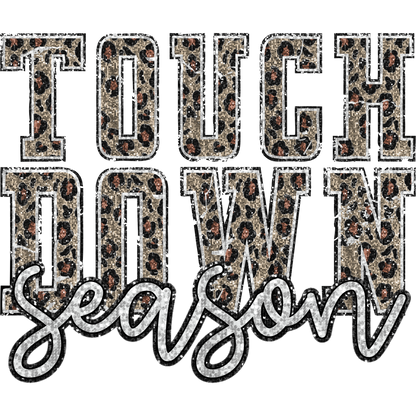 Touch Down Season Animal Print Design Shirt
