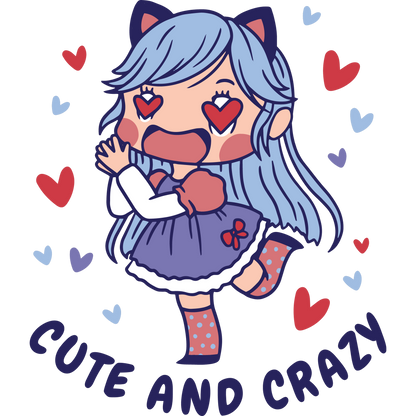 Adorable Cartoon Character with Heart Eyes product