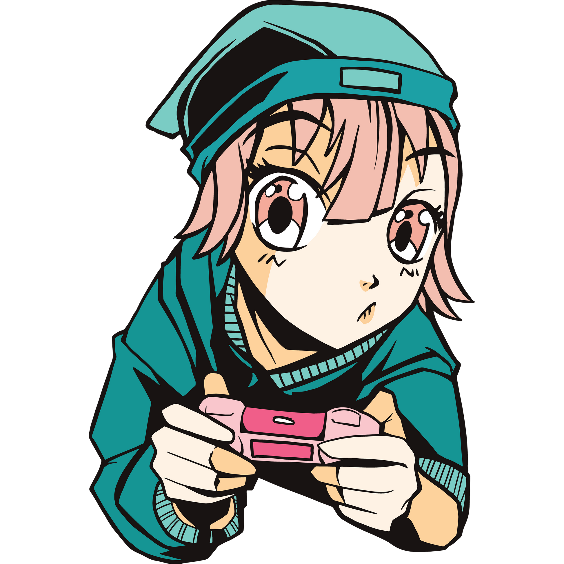 Anime Gamer Graphic Design character product