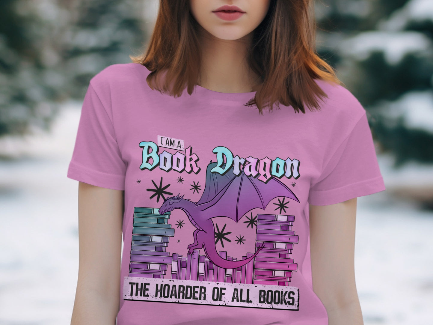 I Am A Book Dragon The Hoarder of All Books T-Shirt