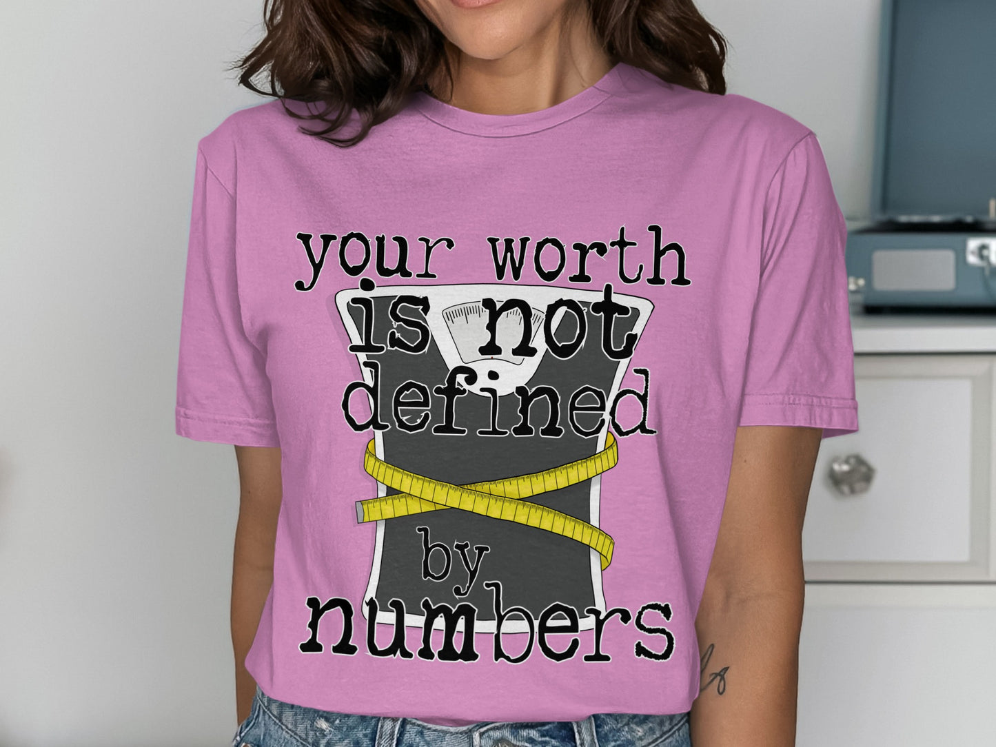 Your Worth Is Not Defined By Numbers Shirt