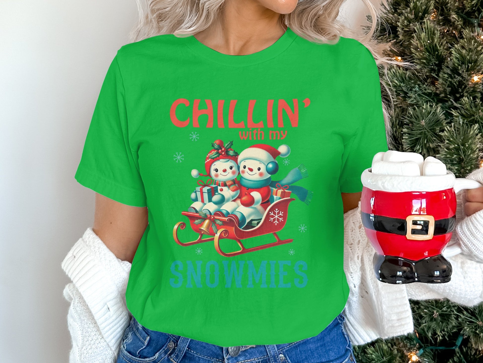 Chillin' With My Snowmies Graphic T-Shirt
