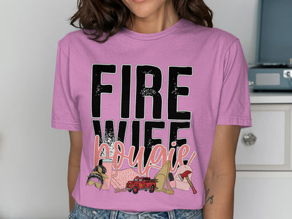 Fire Wife Bougie Graphic Tee Shirt