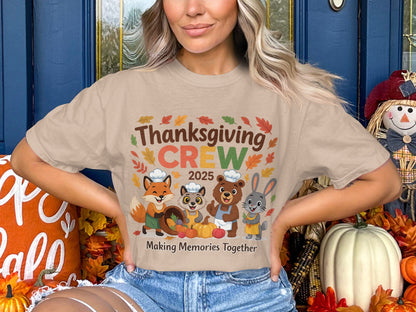 Thanksgiving Crew 2025 Making Memories Together Shirt