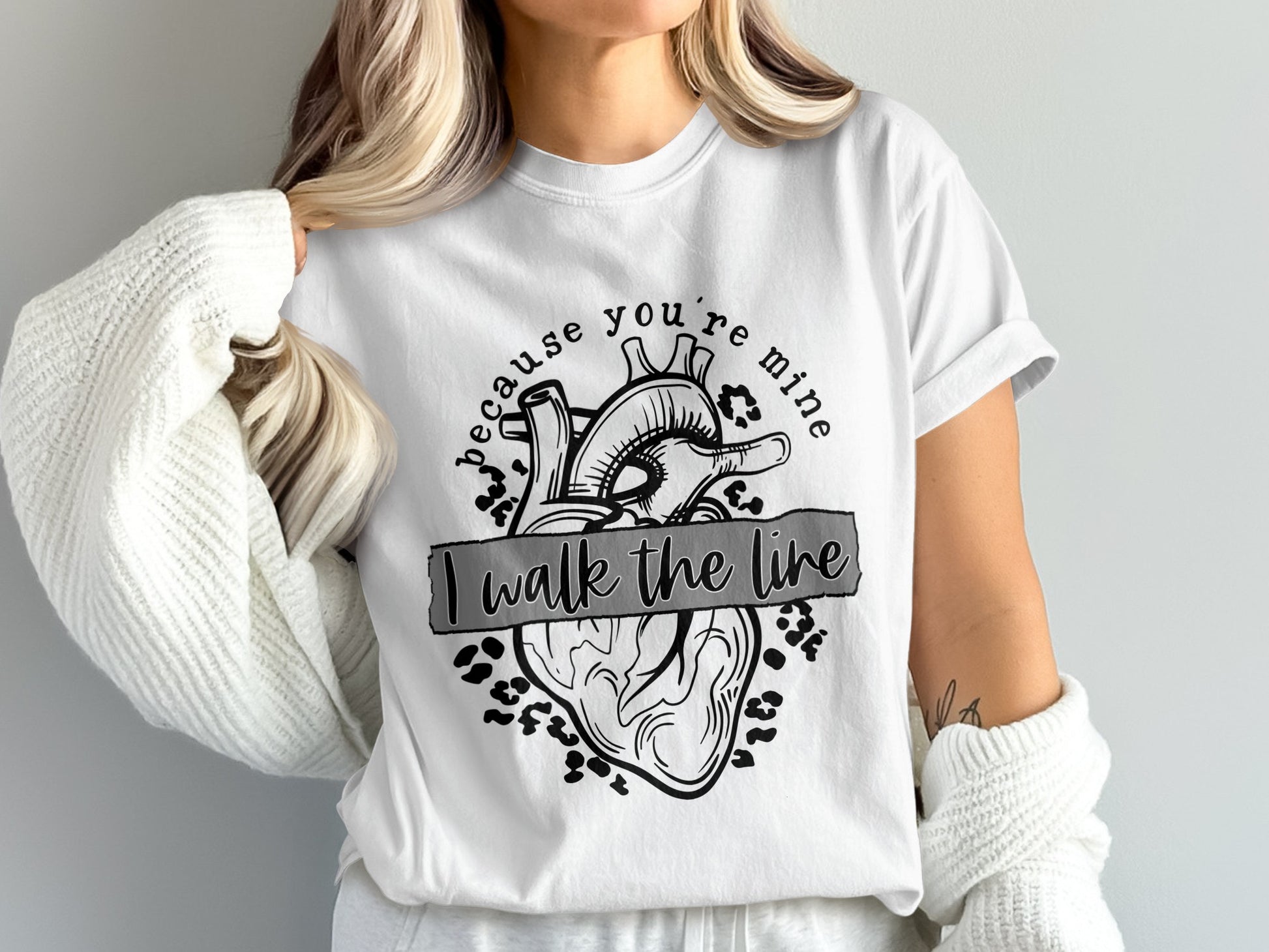Because You're Mine I Walk The Line T-shirt