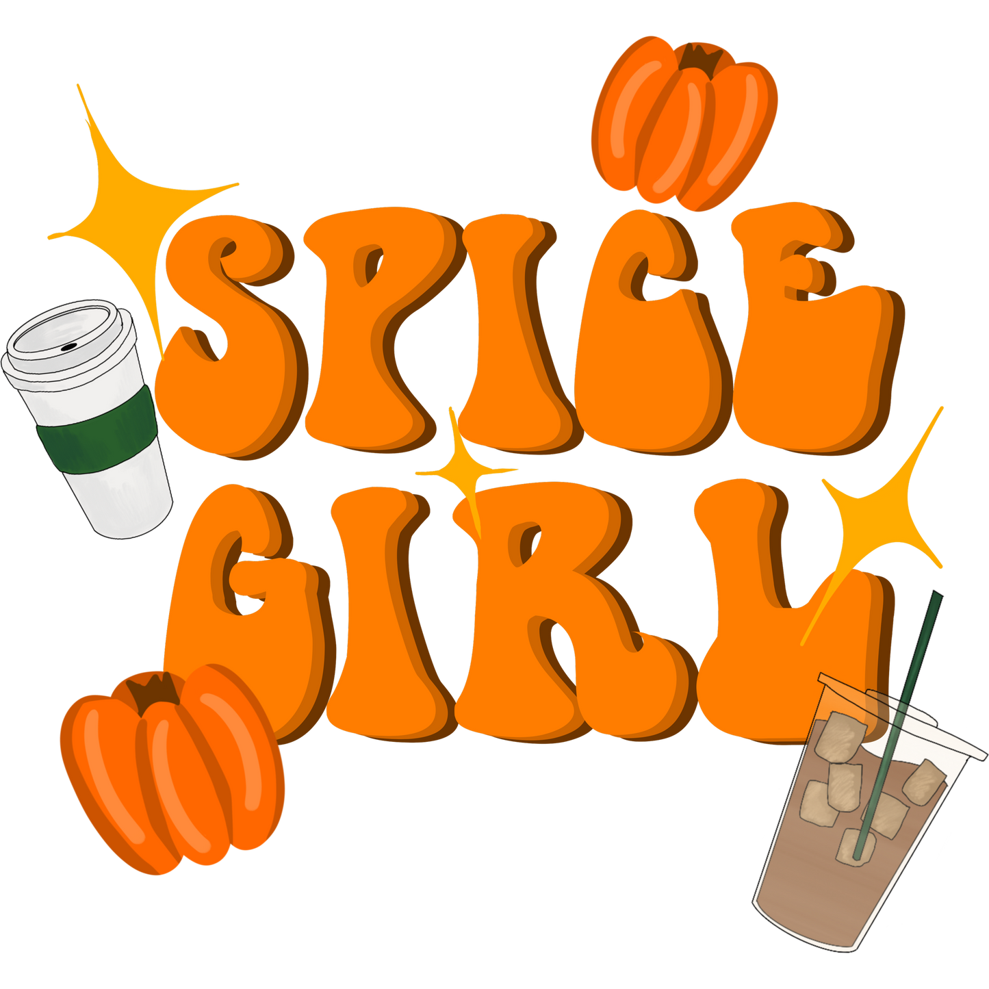 Spice Girl Pumpkin Spice Fall Season Graphic product
