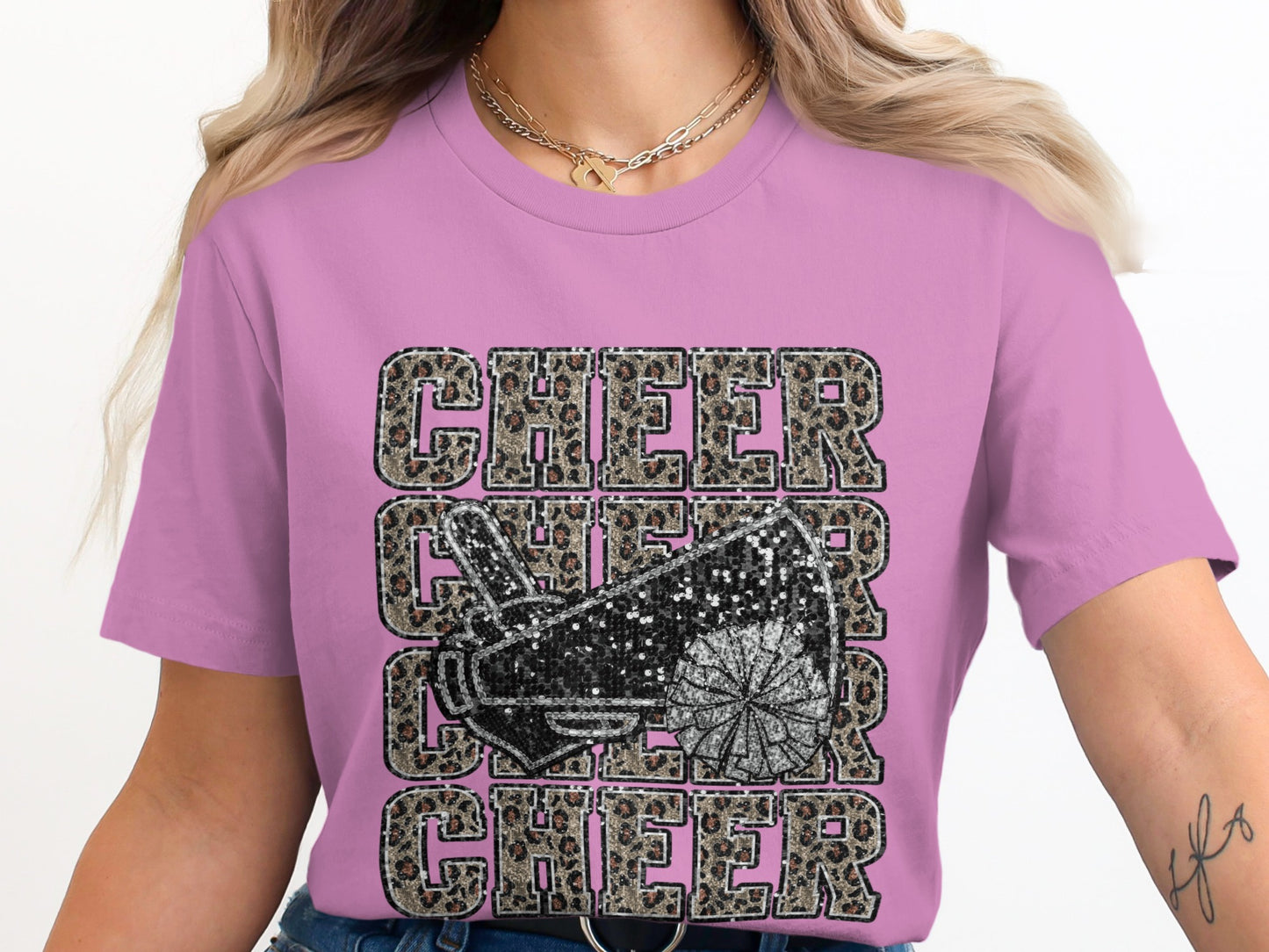 Cheer Cheer Cheer Cheer Cheer Megaphone T-Shirt