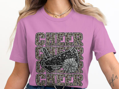Cheer Cheer Cheer Cheer Cheer Megaphone T-Shirt