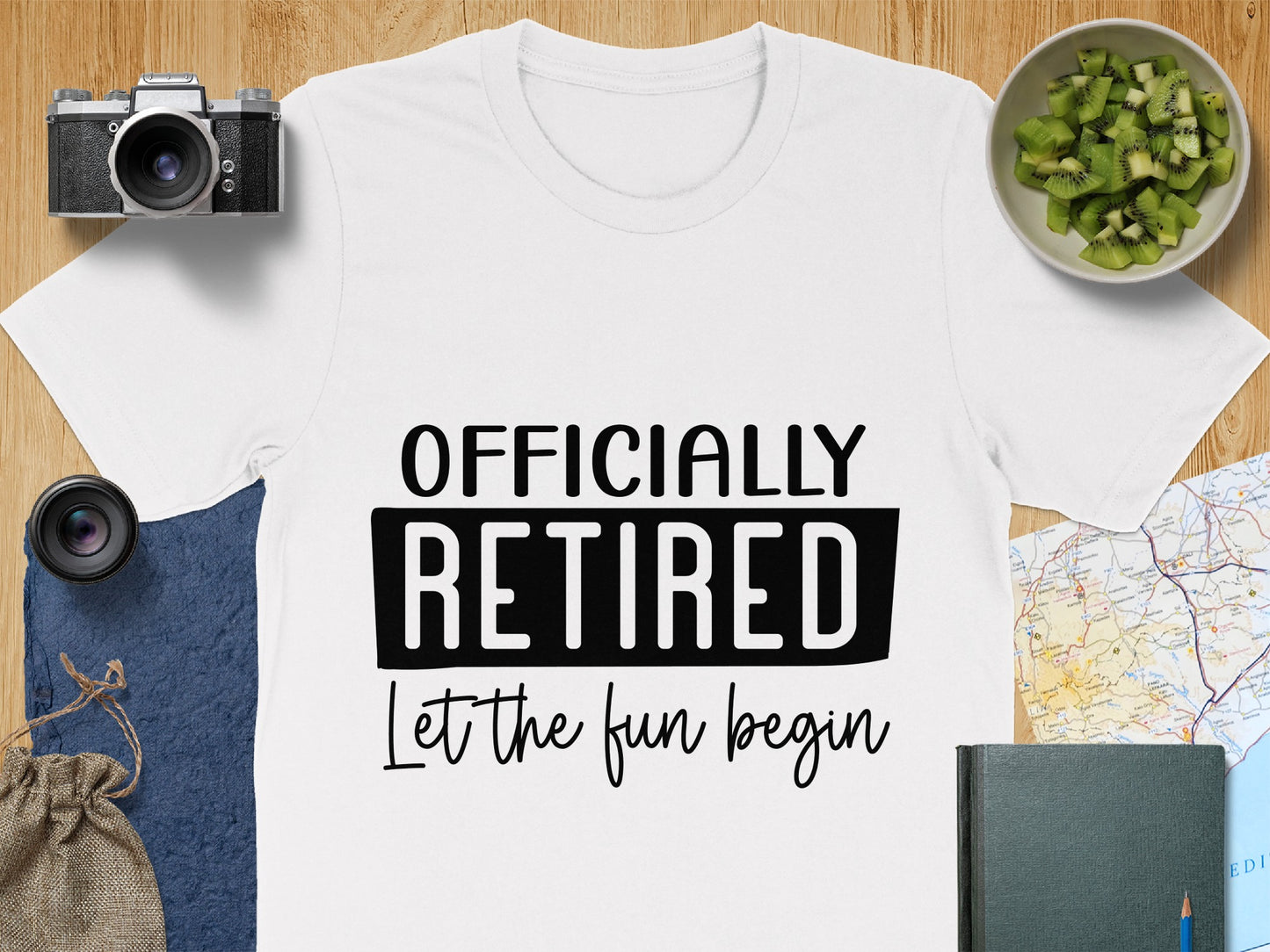 Officially Retired Let the Fun Begin T-Shirt