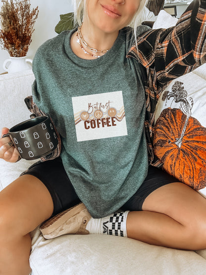 But First Coffee Graphic Tee for Coffee Lovers