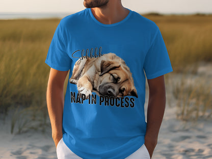 Shhh Nap In Process Sleeping Dog T-Shirt