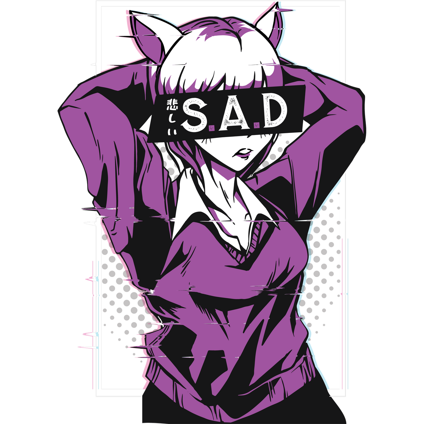 Unique Design S.A.D Character Graphic Artwork