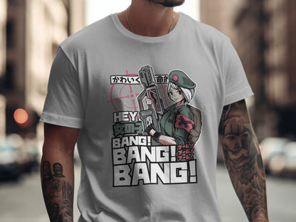 Hey Bang Bang Bang Bang Anime Graphic T-Shirt