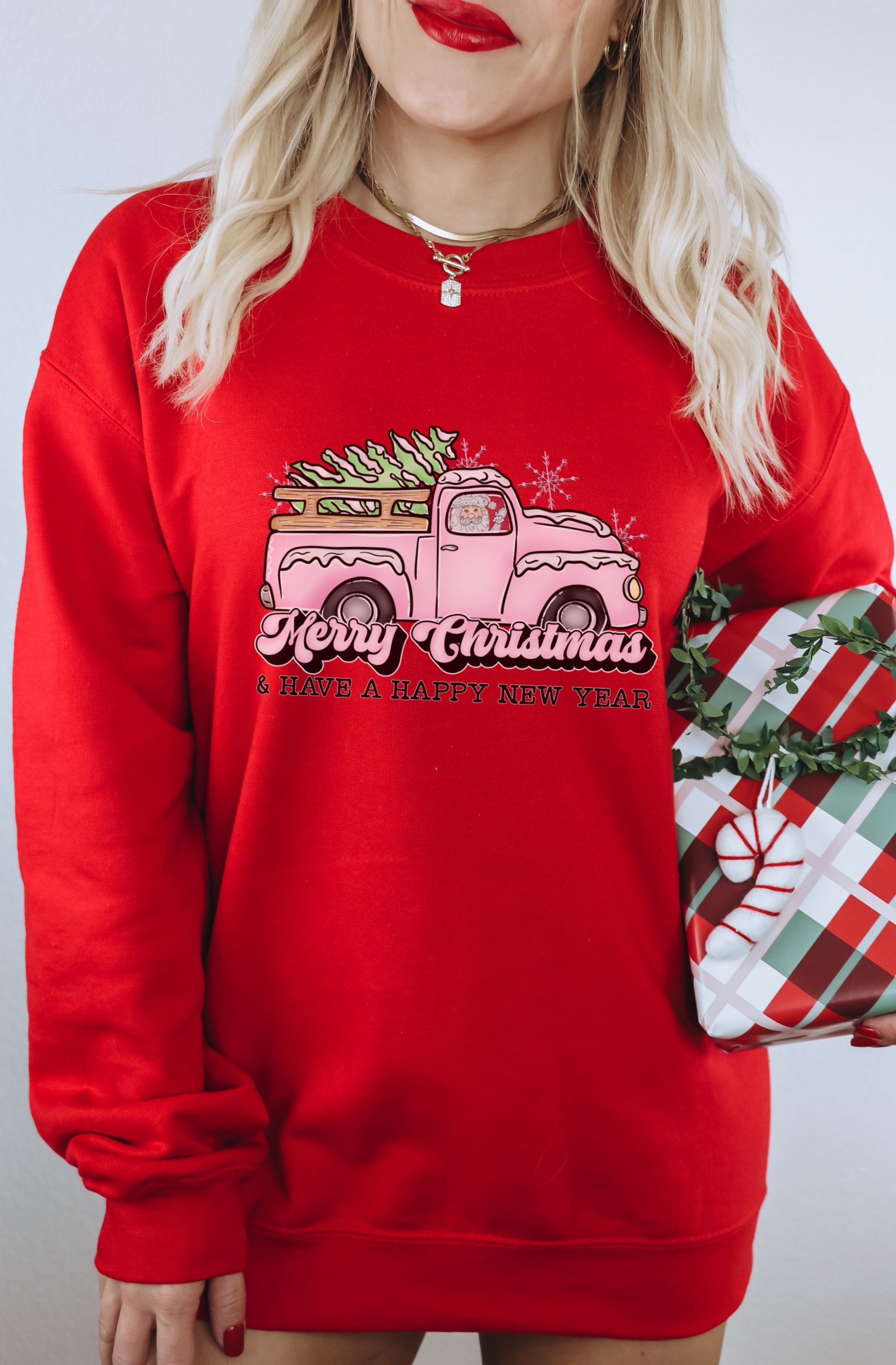 Merry Christmas Happy New Year Sweatshirt Product