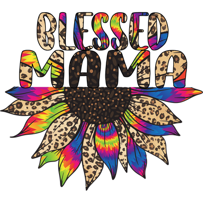 Blessed Mama Colorful Sunflower Design product type