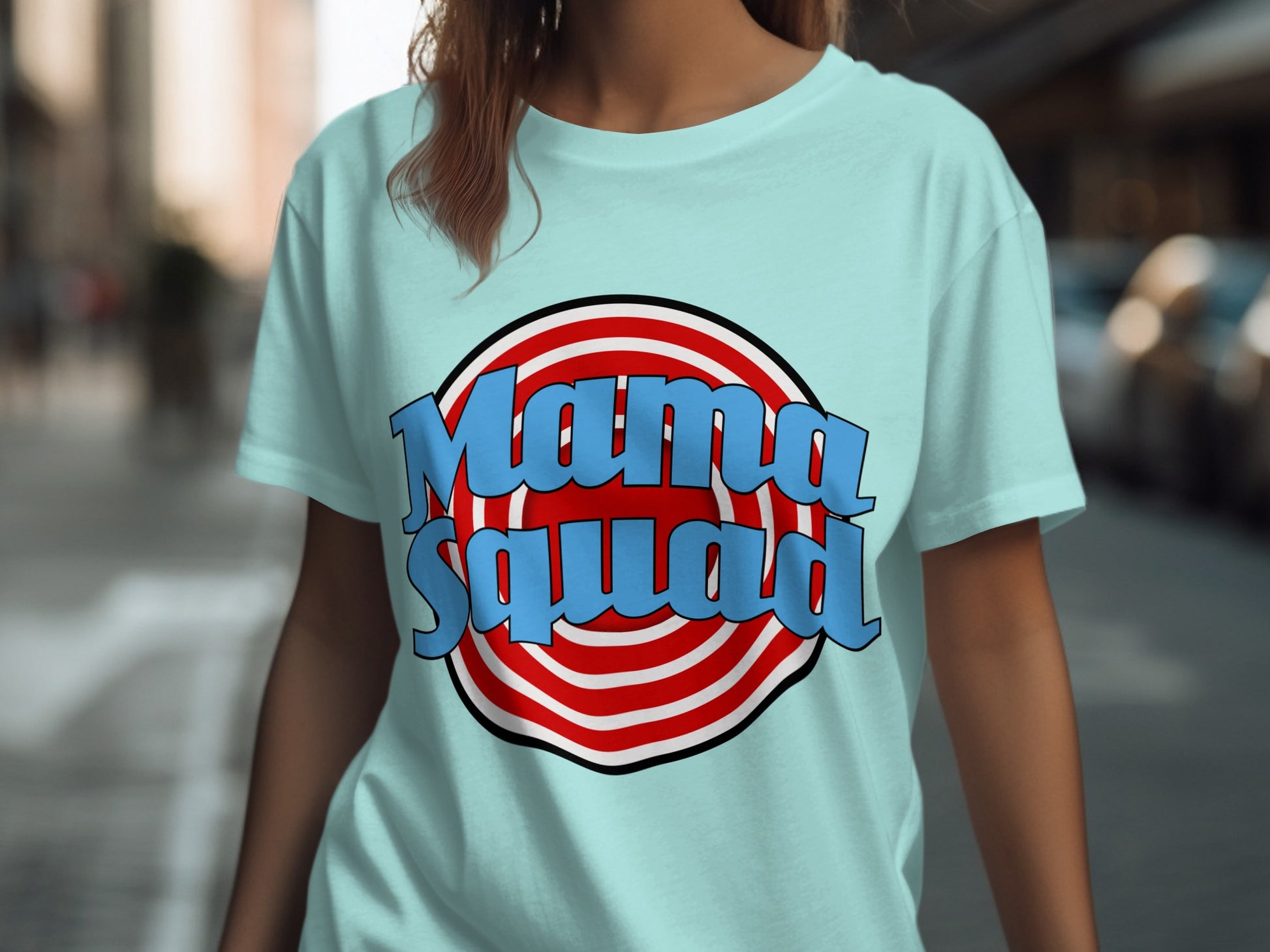 Mama Squad Graphic Tee for Stylish Outings