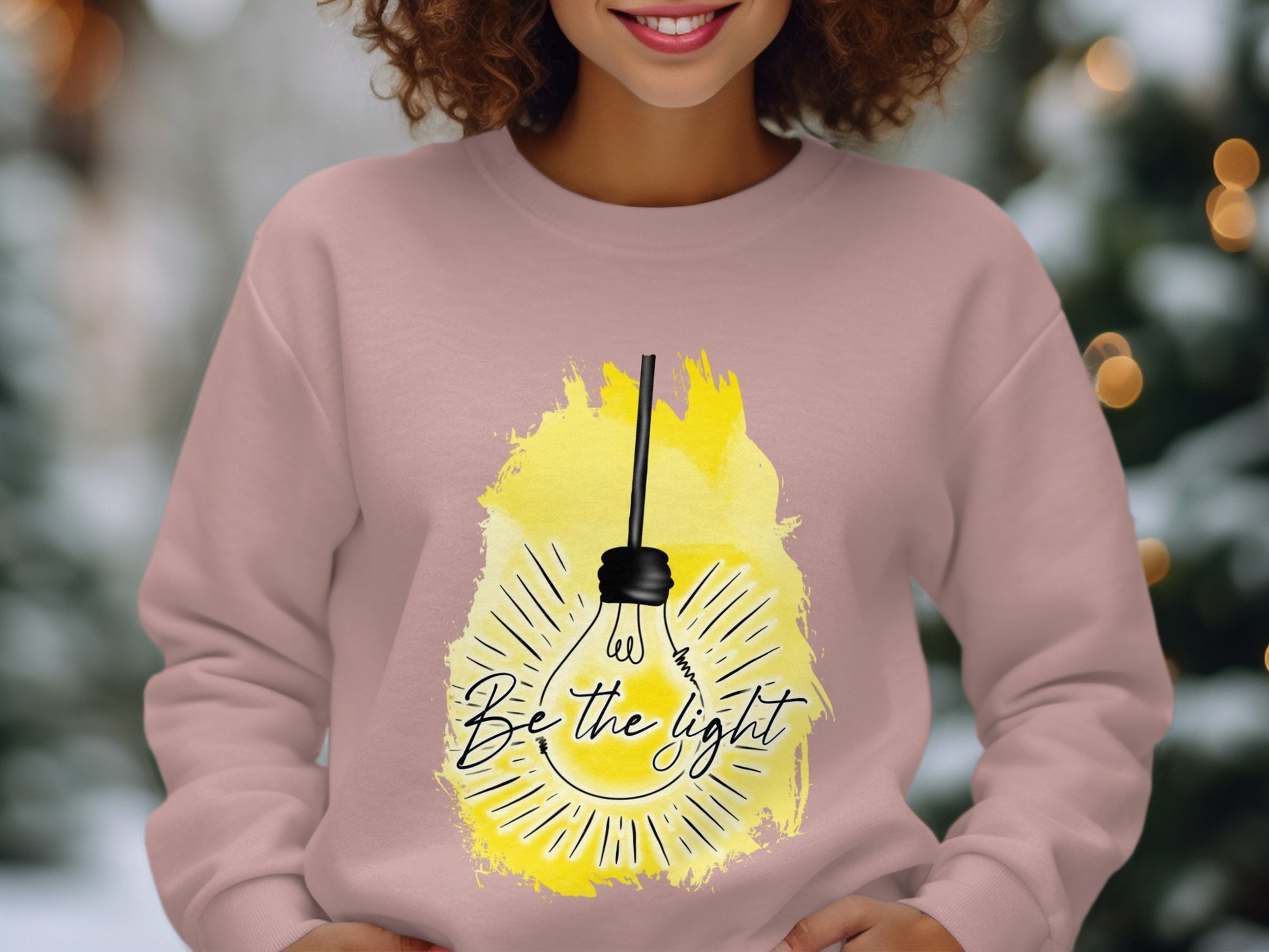 Be the Light Graphic Sweatshirt Apparel