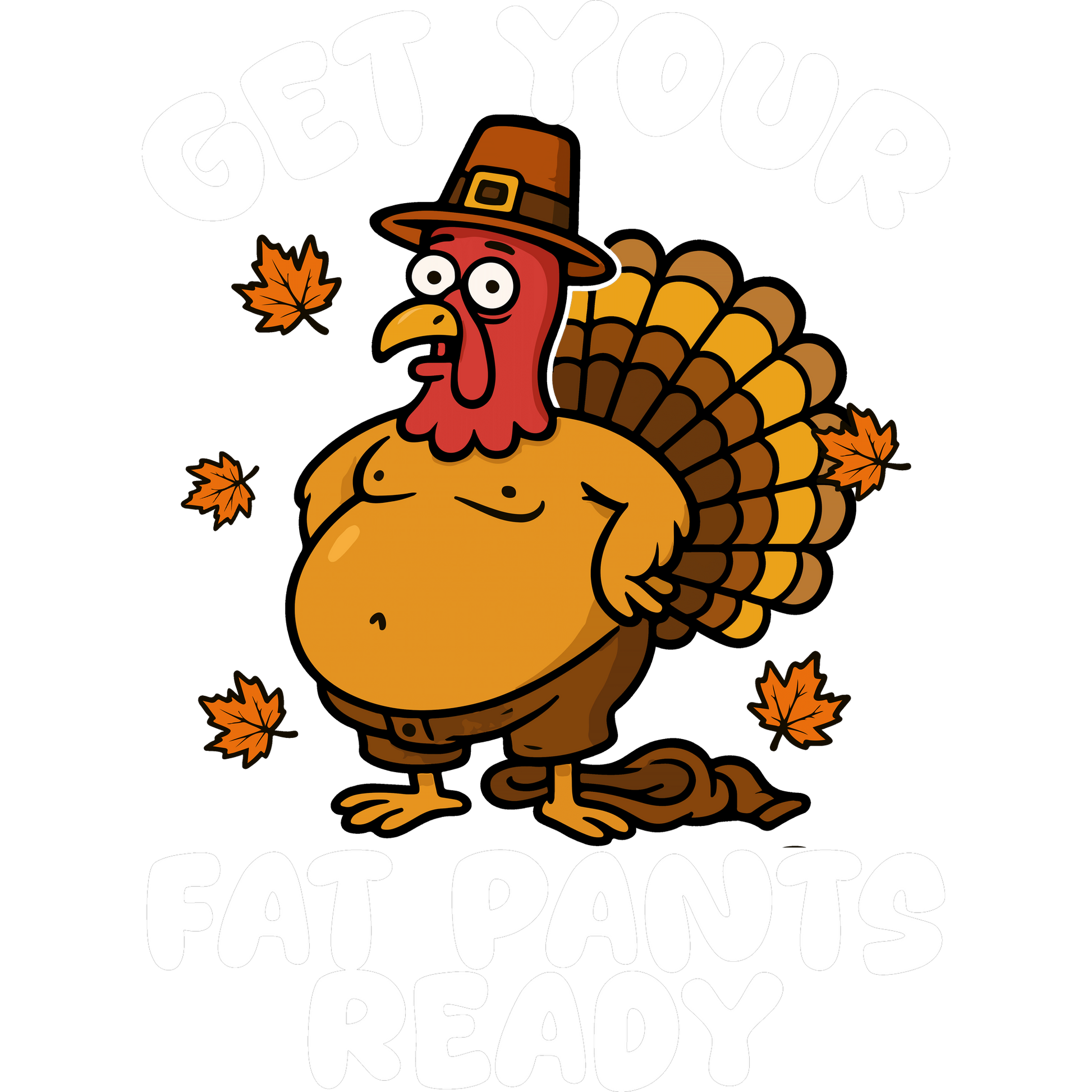 Get Your Fat Pants Ready Thanksgiving Humor Shirt