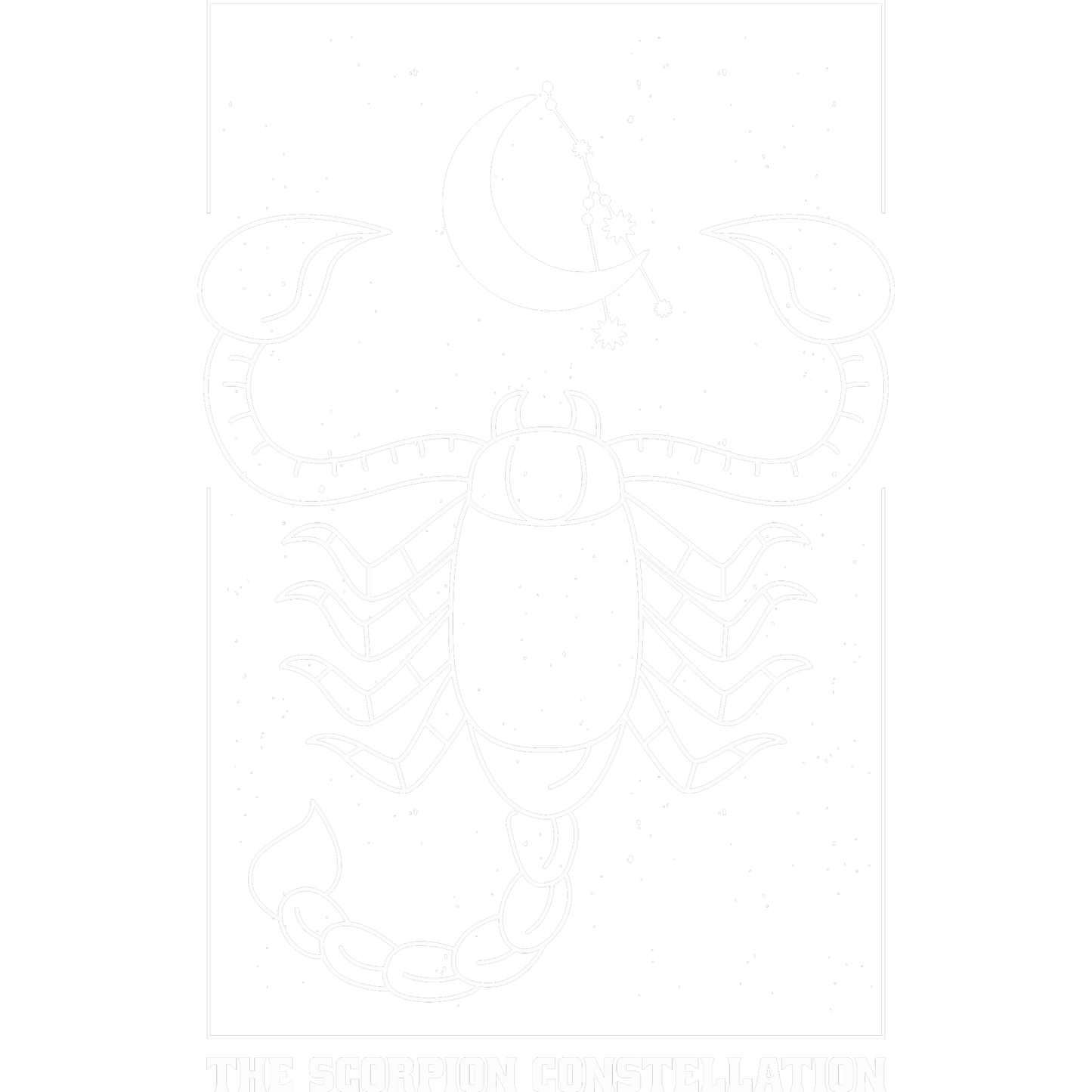 The Scorpion Constellation Wall Artwork Decor Print