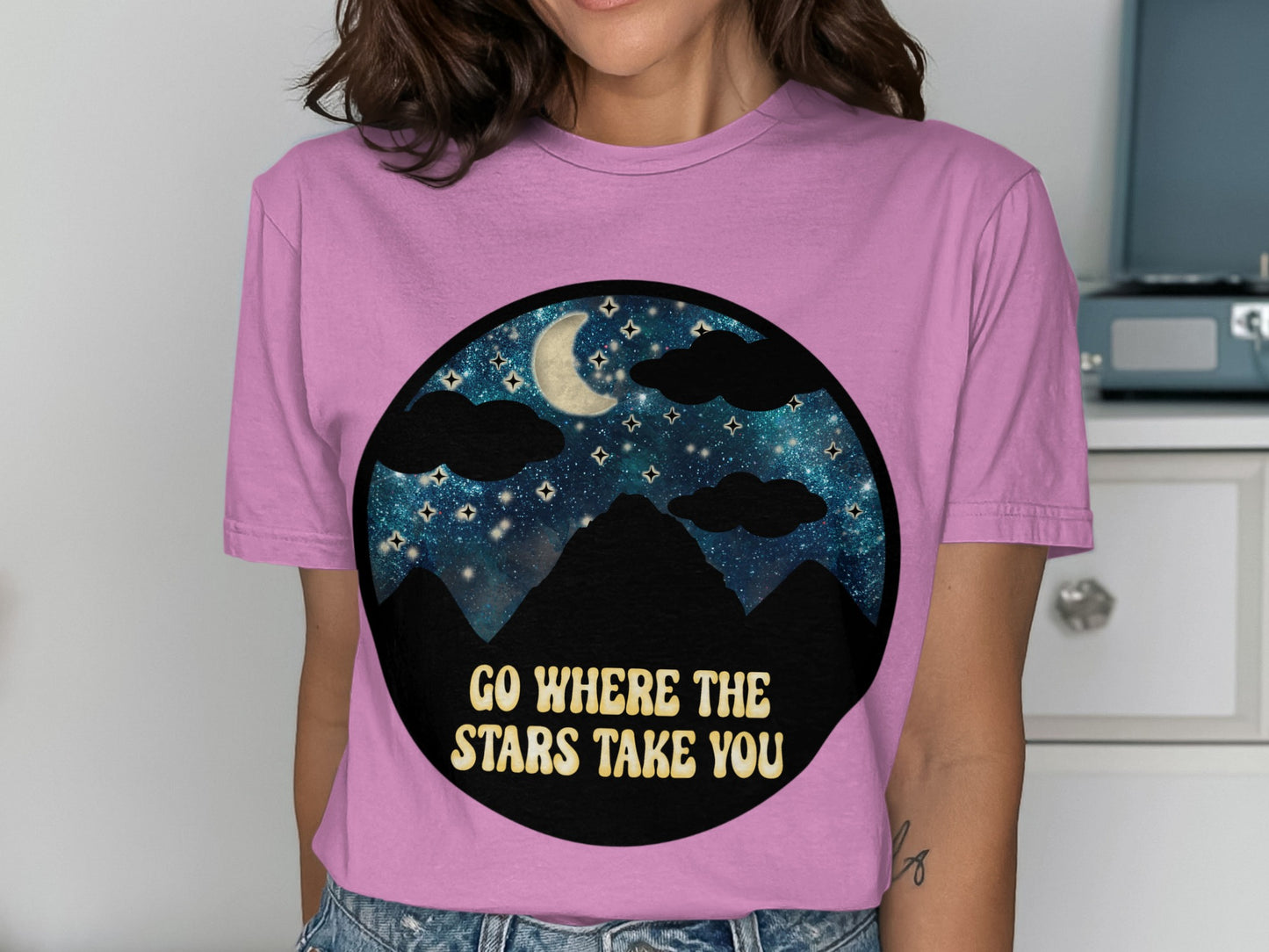 Go Where The Stars Take You Graphic T-shirt
