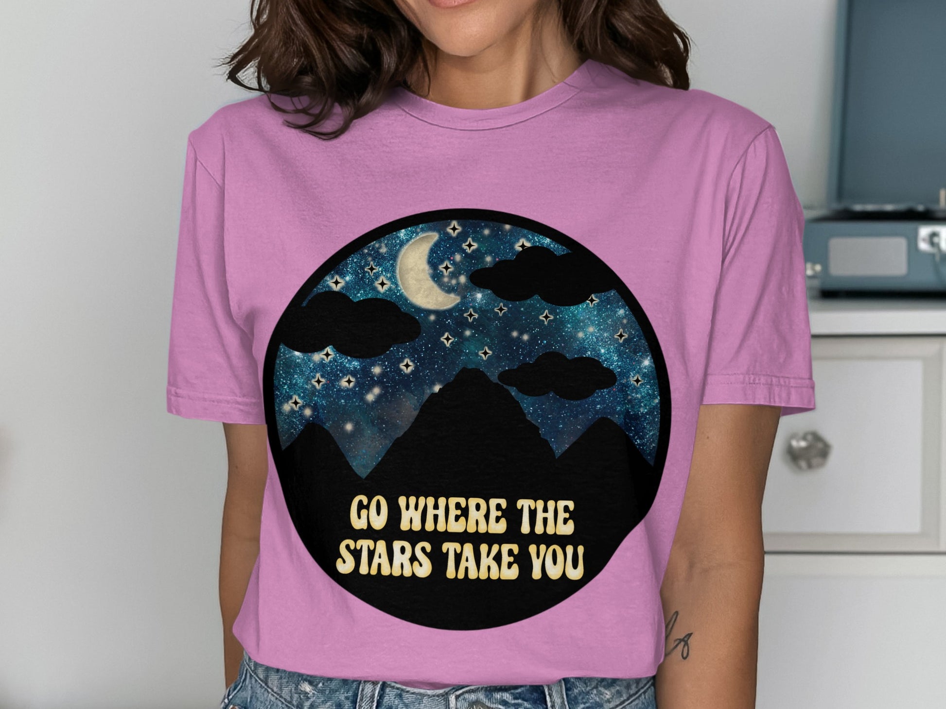 Go Where The Stars Take You Graphic T-shirt
