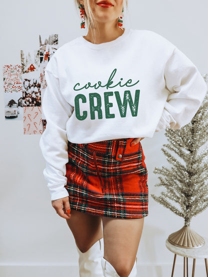 Festive Cookie Crew Holiday Sweatshirt for Christmas