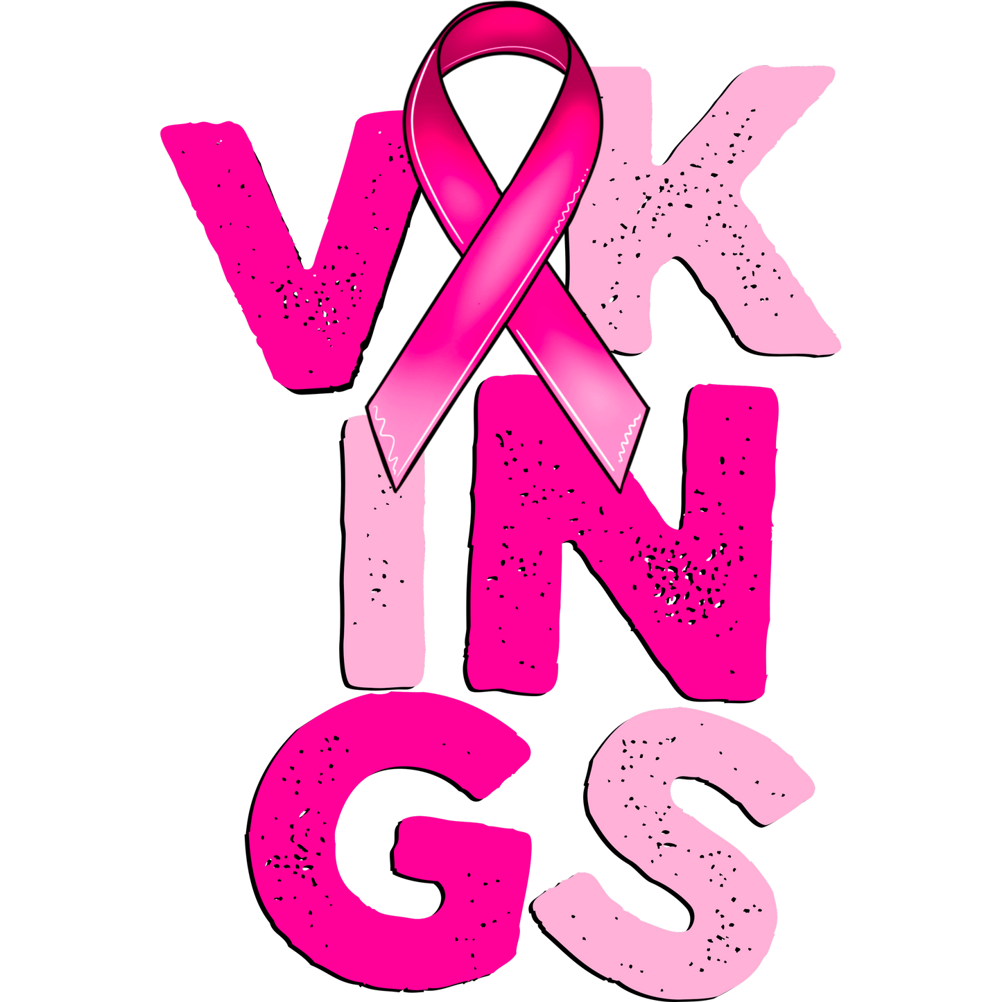 Pink Breast Cancer Awareness Vikings Shirt