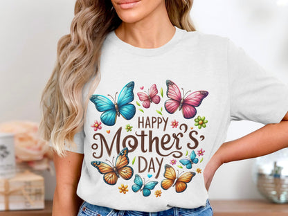 Happy Mother's Day Butterfly Themed Shirt