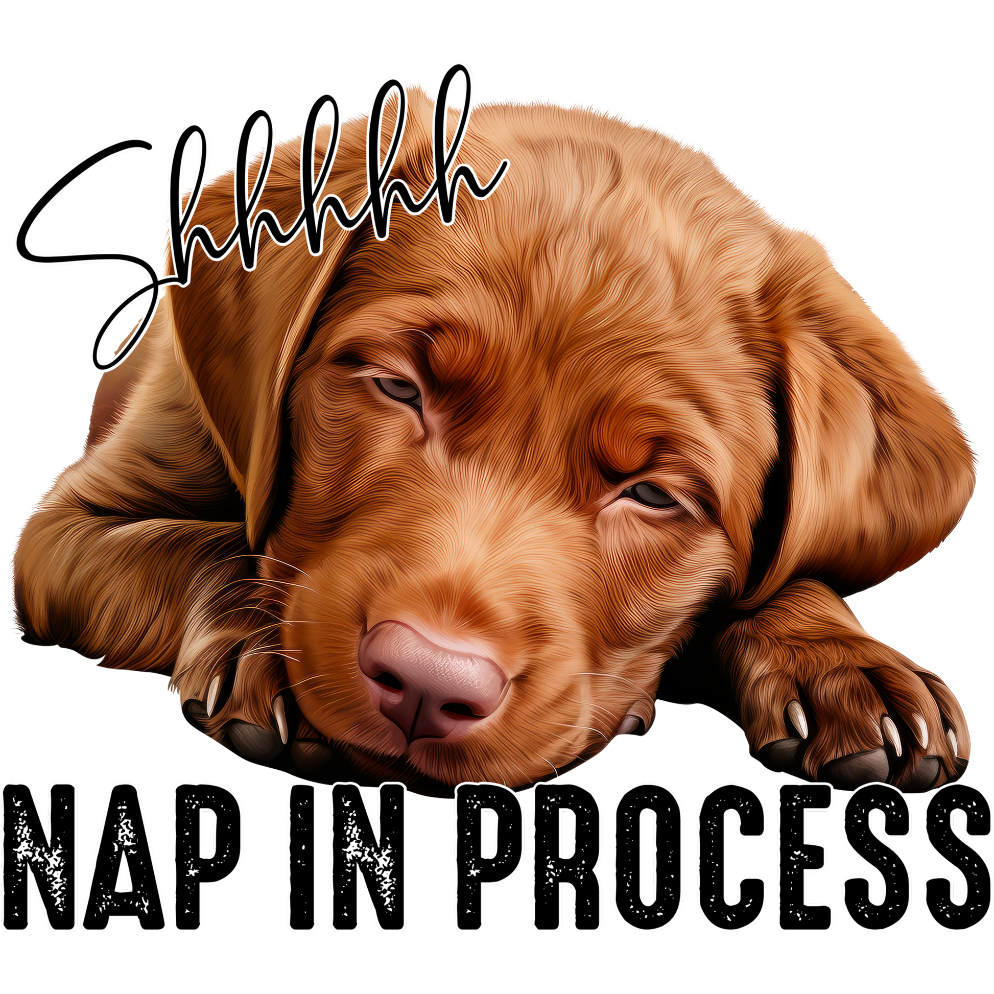 Nap in Process Shhhhh Dog Print Product