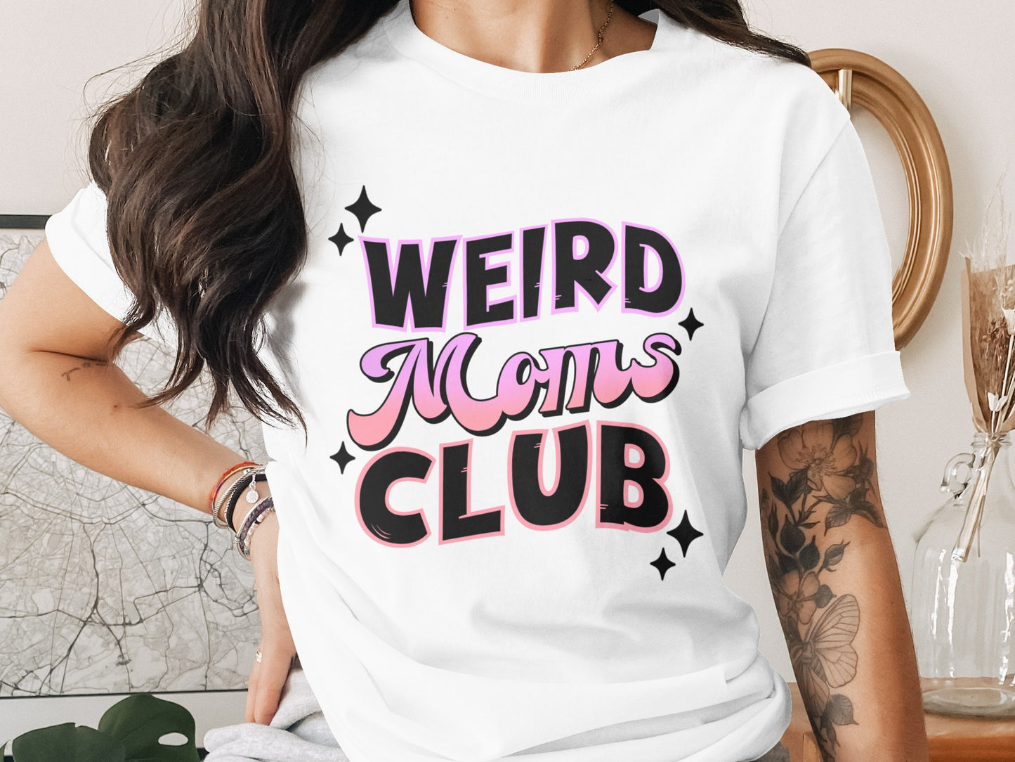 Weird Moms Club Statement T-Shirt