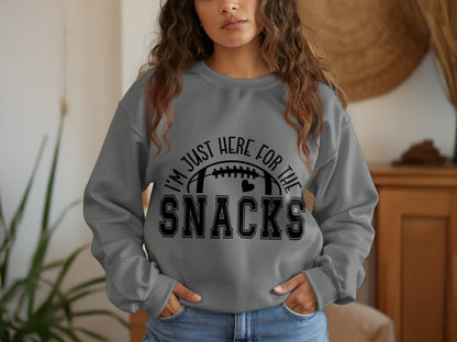 I'm Just Here For The Snacks Graphic Sweatshirt product