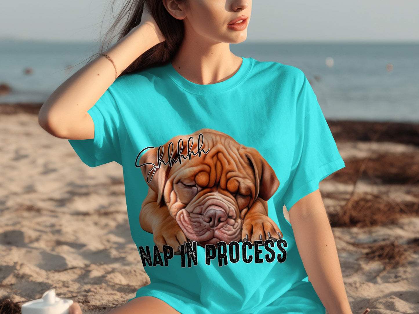 Shhhhhh Nap in Process Relaxed Fit Graphic Shirt