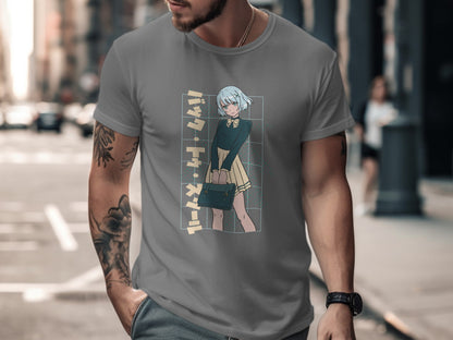 Stylish Graphic Tee Featuring Anime Character Art Kawaii