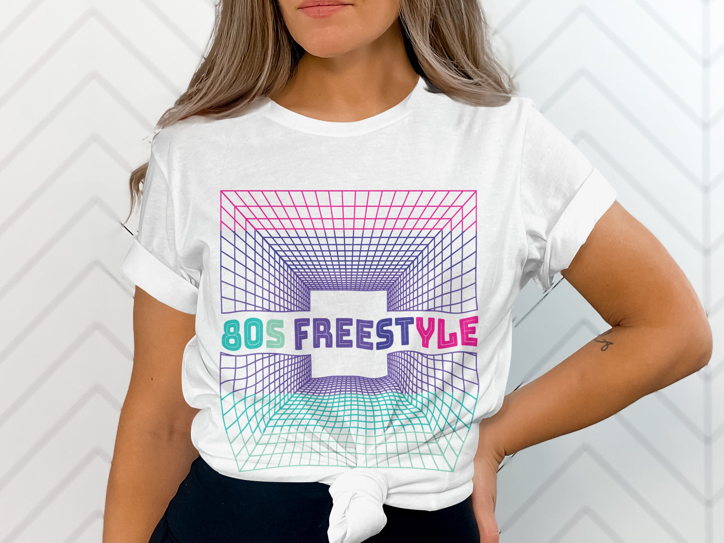 80s Freestyle Retro Graphic Tee Shirt